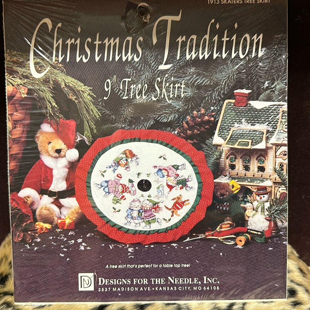 Cross stitch mini skirt kit
